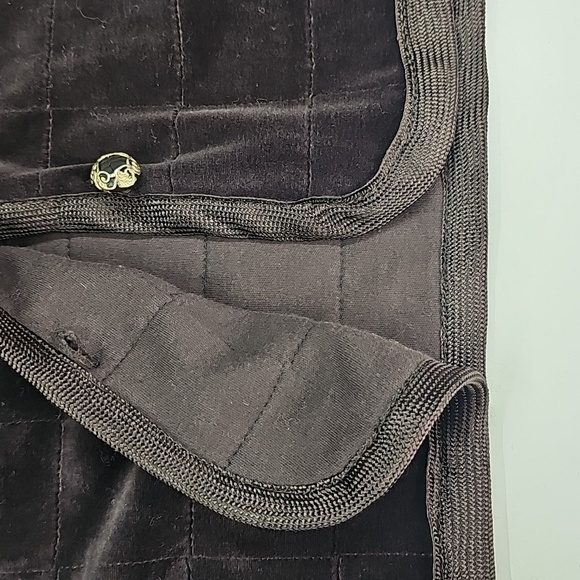 Dana Buchman Brown Velour Top Button Up Jacket Size Medium - Picture 11 of 11